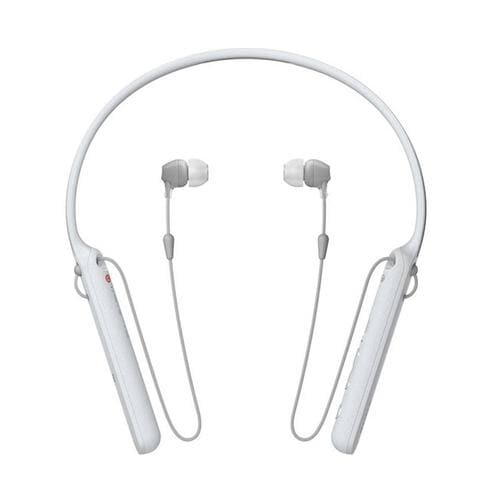 Sony WI-C400 - Earphones with mic - in-ear - behind-the-neck mount - Bluetooth - wireless - NFC