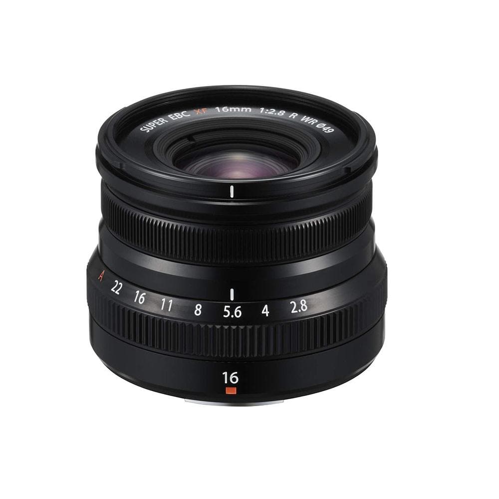 FujiFilm Fujinon XF 16mm F2.8 R WR Prime Lens - Black