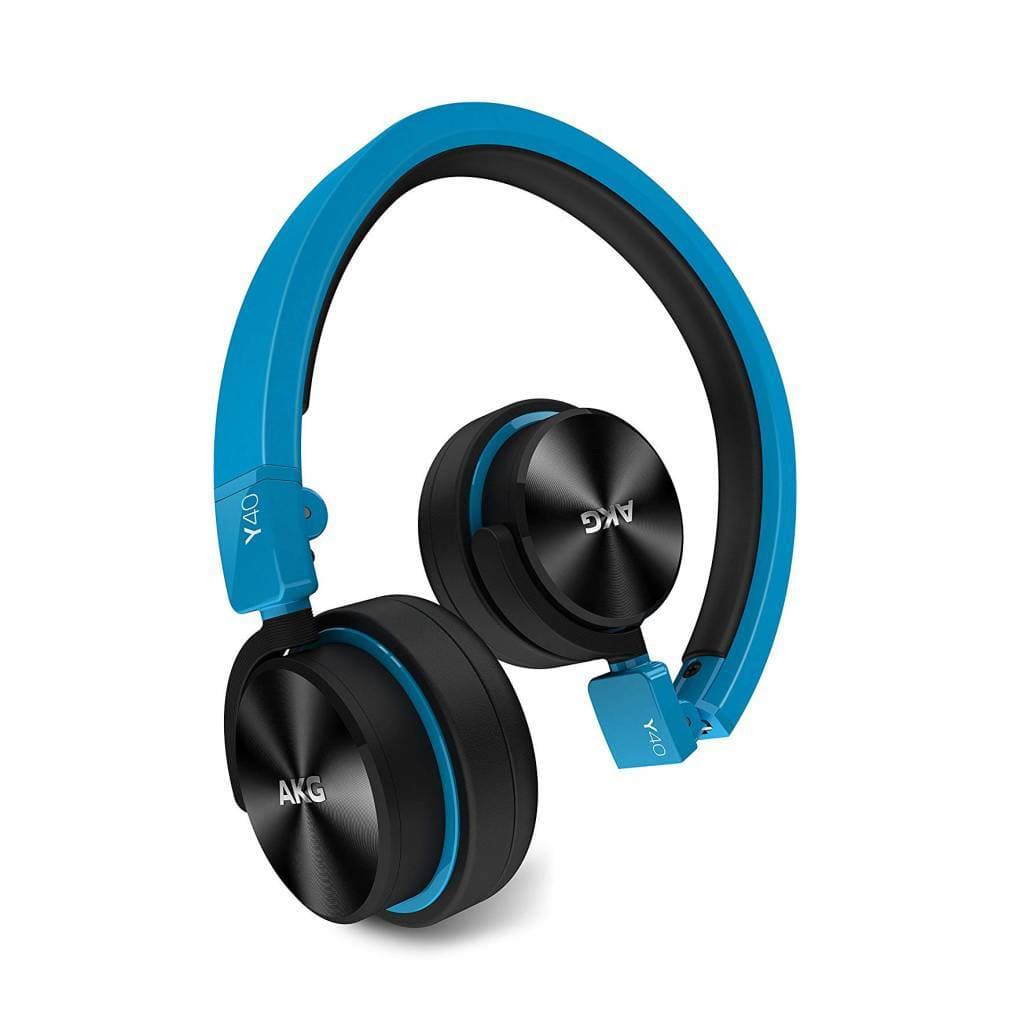 AKG Y40 Mini Headphones With Mic/Remote - Blue Y40BLU 028292264672